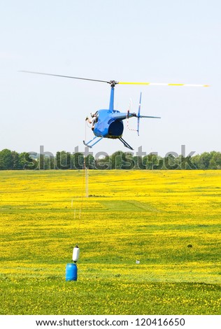 Helicopter sport training