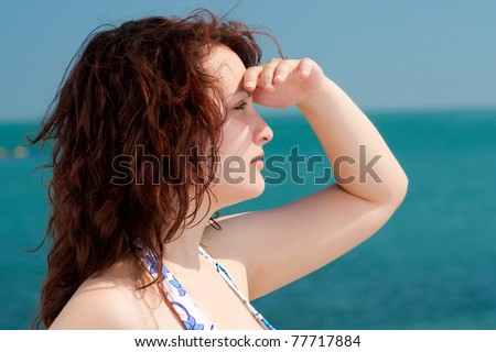 Woman Watching the Sea