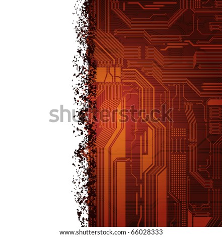 Abstract technology style vector backgrounds with empty space for your text. Eps10