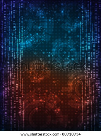 Abstract design, modern technology theme vector background. Eps10 layered file.