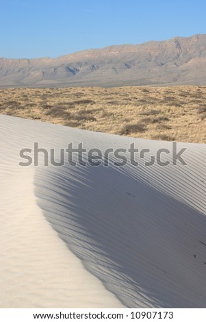 Gypsum Sand Dunes - Guadalupe Mountains National Park