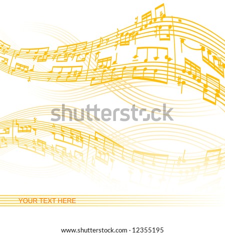 abstract music background with space for your text