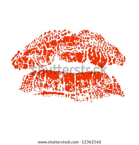 lipstick print