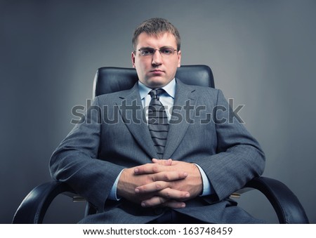 Boss in a chair