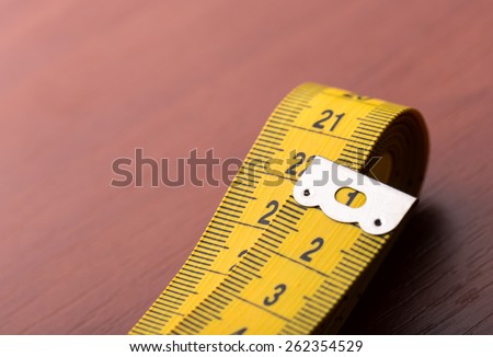 Yellow measurement tape