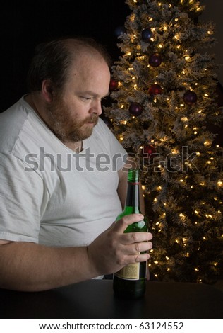 Middle-aged man dealing with seasonal depression