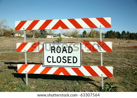 road closed logo