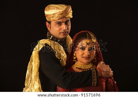 Pakistani Wedding Bride and Groom