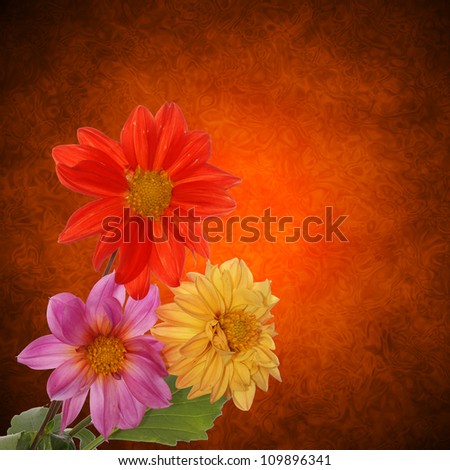 Decorative flower design