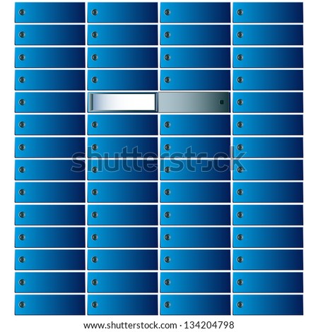 Security of bank deposit. Abstract background