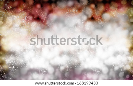 Christmas Background.Holiday Abstract. Blurred Bokeh