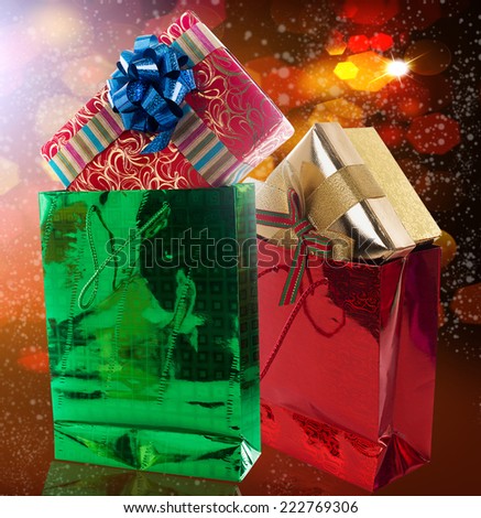 Holidays gifts.Holiday concept