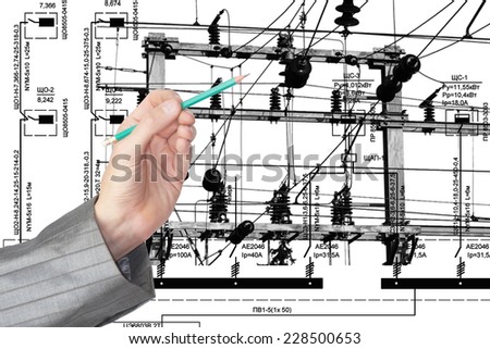 Industrial engineering designing power line
