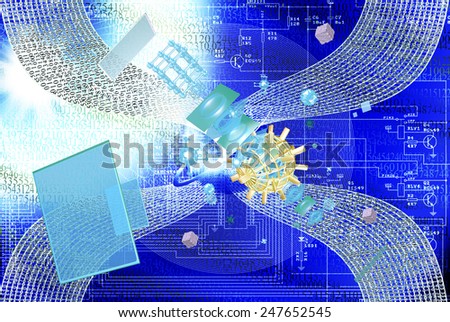 Cosmic digital connection technology.Communication