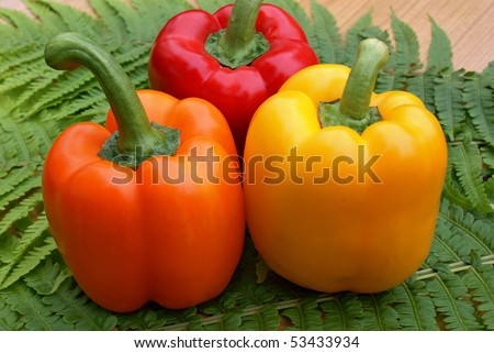 appetizing bulgarian sweet pepper make you tender aromatic  flavor