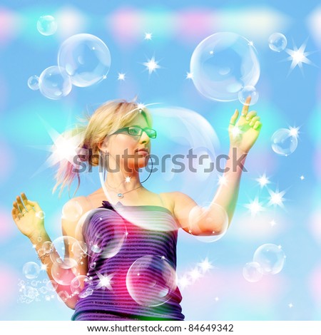 Dreams of the young girl burst as if soap bubbles