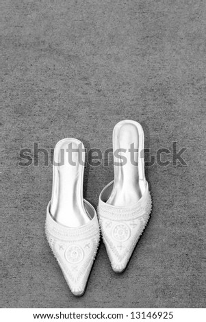 crystal wedding shoes