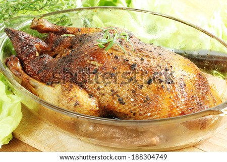 duck roasted