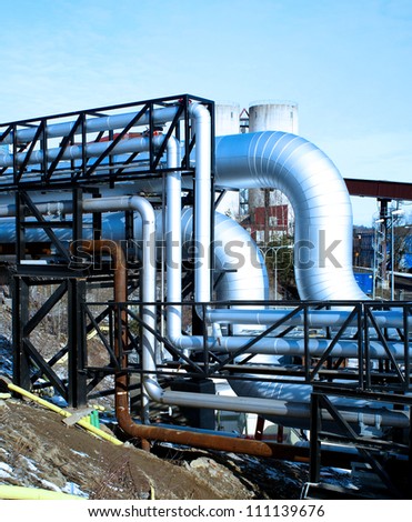 equipment in insulation at power plant