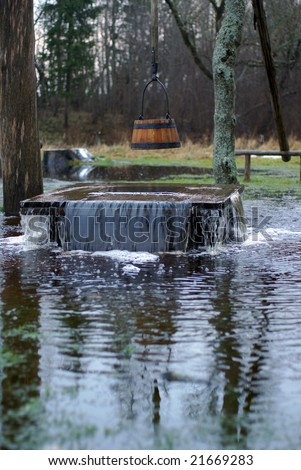 Tuhala Witch's Well, in Estonia, Northern Europe. A legend says that the Witches' Well will boil when the Tuhala witches are whisking. It happens aprox. once every five years