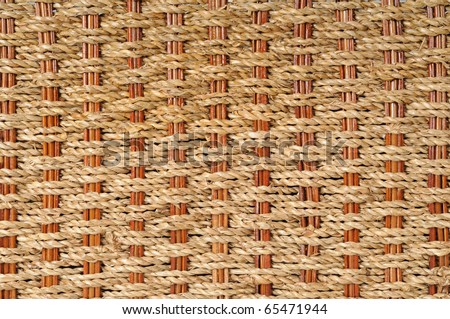 Background texture using details of woven basket