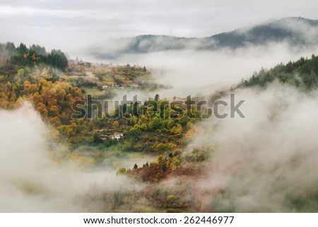 Landscape from Rhodope Mountains in Bulgaria