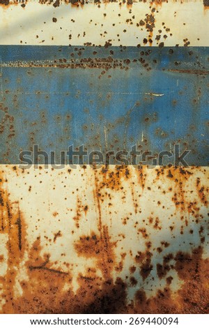 Background of rusty sheet metal