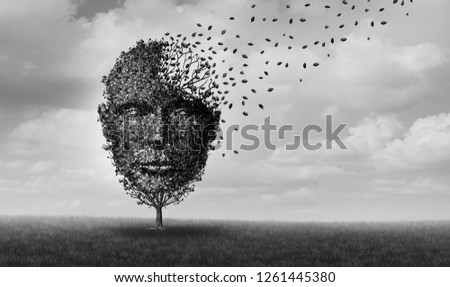 Encephalopathy and brain disease medical idea as an Alzheimer illness as a neuropathology memory loss due to brain degeneration and physical damage as a neurology illness with 3D illustration.
