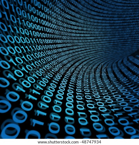 Binary code data digital background