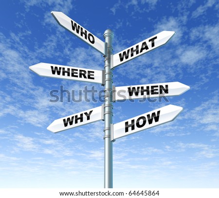 questions and answers signpost direction confusion sky pole sign