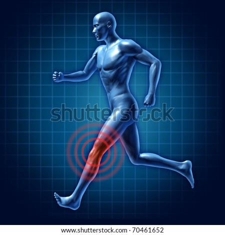 human Knee therapy runner joint pain medical injury