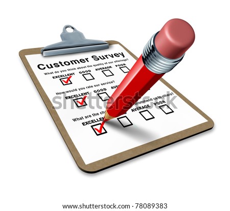 survey customer service questionnaire excellent clipboard representing very shutterstock better