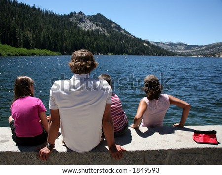 Family outing to North Lake in California