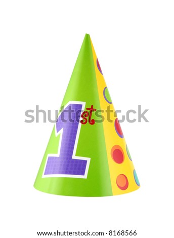birthday party hat. 1st irthday party hat