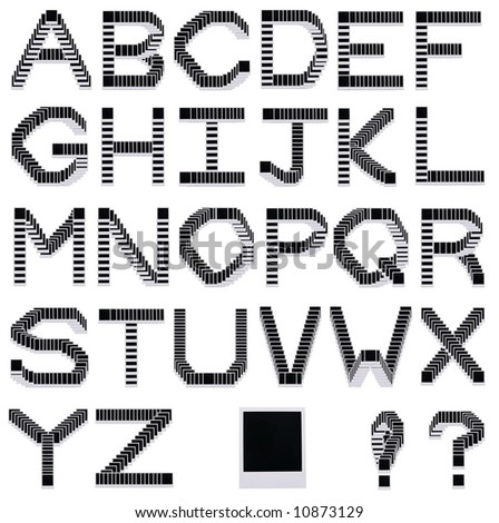 old alphabet letters