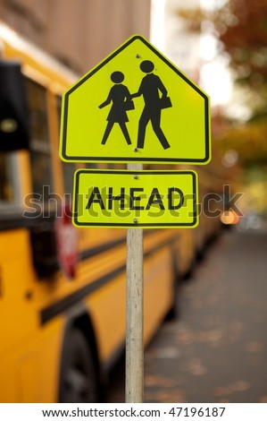 School zone traffic sign