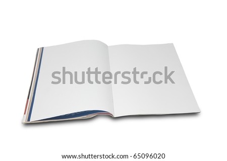 blank white page. stock photo : Blank white page