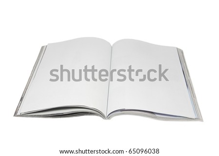 blank white page. stock photo : Blank white page