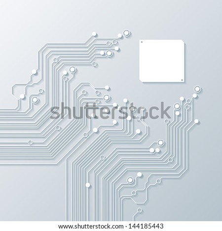 Abstract Background Vector High Tech - 144185443 : Shutterstock