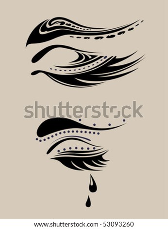 Teardrop Clip Art. Eyebrow, Tear Drop - For