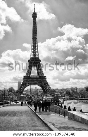 Paris Eiffel Tower Pictures  Information on And White Eiffel Tower Paris Eiffel Tower Find Similar Images