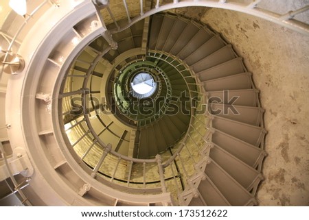 Grays Harbor Lighthouse Stairway/Grays Harbor (Westport) Lighthouse stairway/Grays Harbor (Westport) Lighthouse, Westport WA, stairway