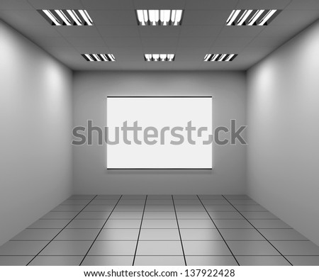 3D  meeting room - conference room