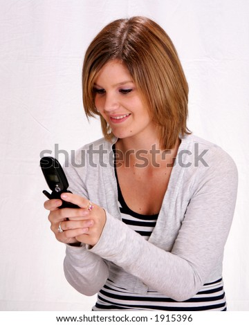 La Cenicienta Cantante(Joe y tu) cap 191[TERMINADA] - Página 7 Stock-photo-a-teen-girl-texting-on-a-cell-phone-1915396