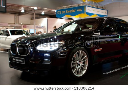 VIENNA - OCTOBER 26: BMW 750Ld xDrive at the 19th Intelligent Transport Systems World Congress on October 26, 2012 in Vienna, Austria
