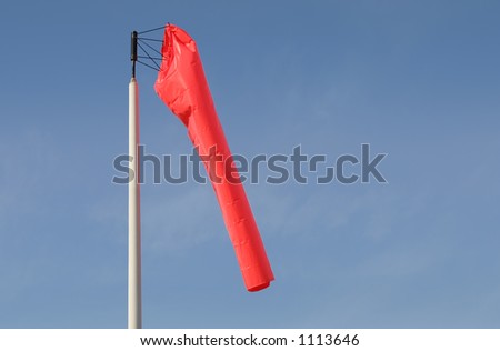 A windsock lets us know where itâ€™s coming from.