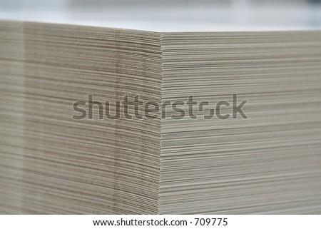 printing cardboard stock