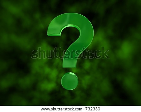riddler question mark. Riddle Questionmark on a