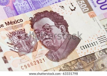 New mexican 500 bill Diego Rivera