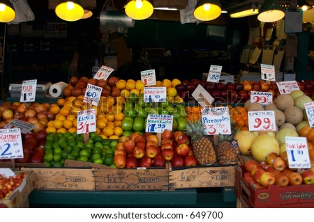 Pike Place Produce Stand